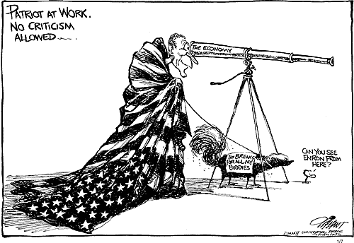 Patriot at Work - Pat Oliphant