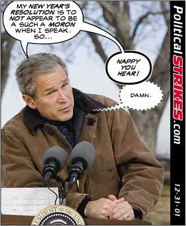 'Flub-a-Dubya' - Political STRIKES!