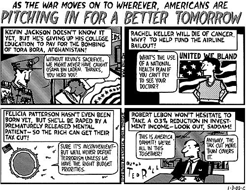 Pitching In For A Better Tomorrow  - Ted Rall