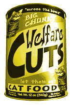 Welfare Cuts Cat Food